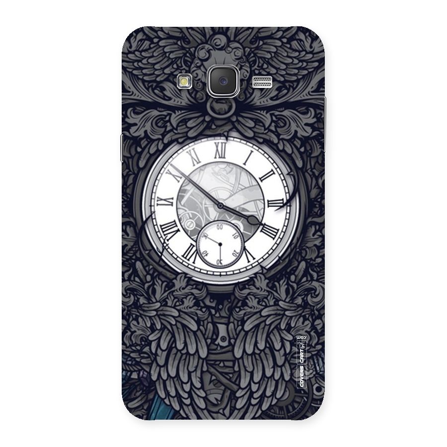 Artsy Wall Clock Back Case for Galaxy J7