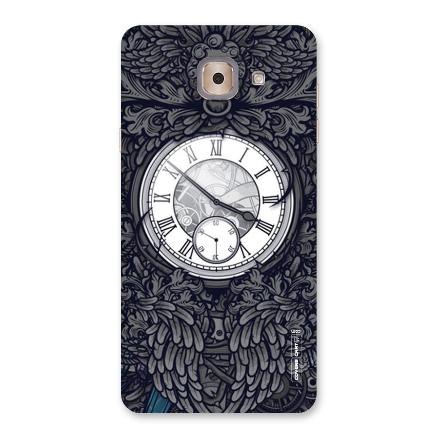 Artsy Wall Clock Back Case for Galaxy J7 Max