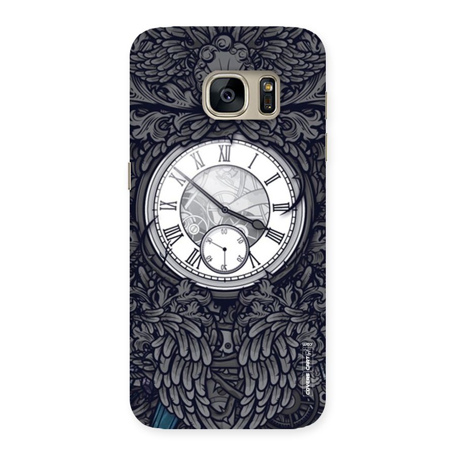 Artsy Wall Clock Back Case for Galaxy S7