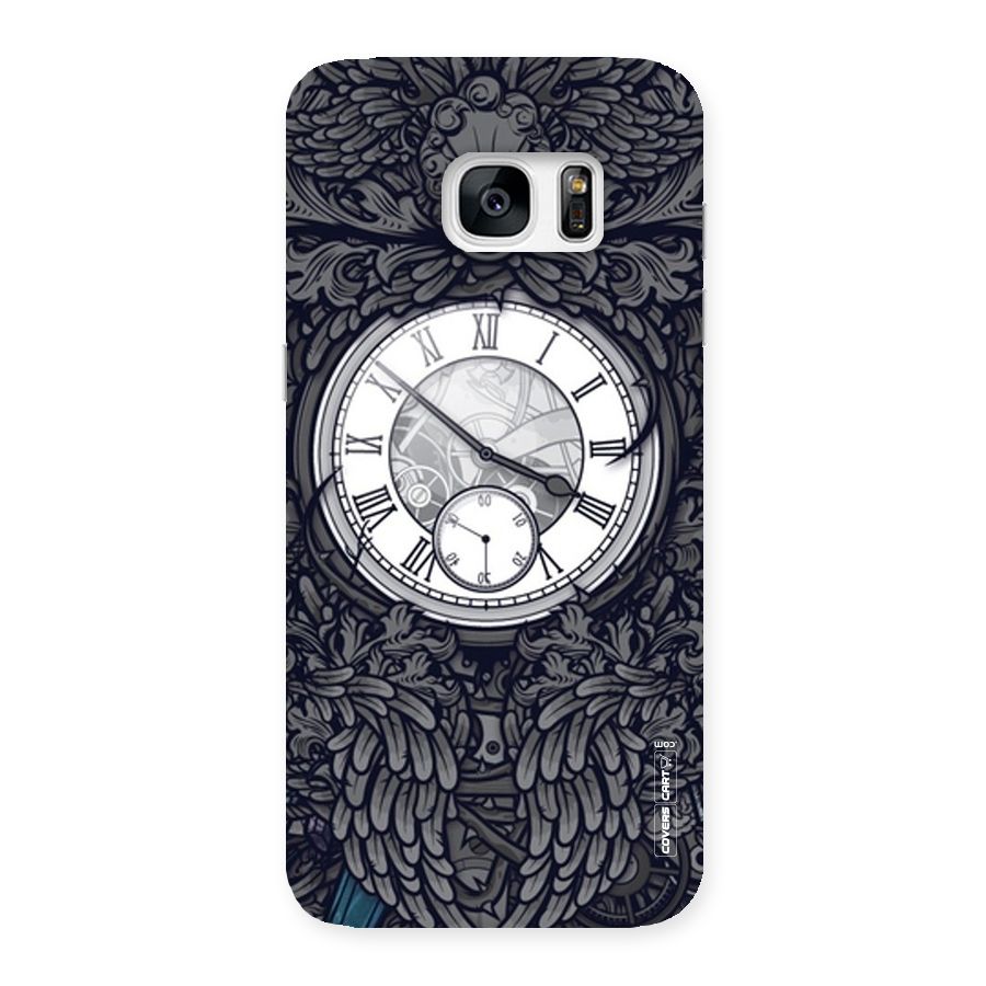 Artsy Wall Clock Back Case for Galaxy S7 Edge