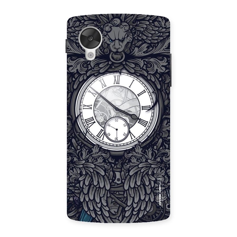 Artsy Wall Clock Back Case for Google Nexsus 5