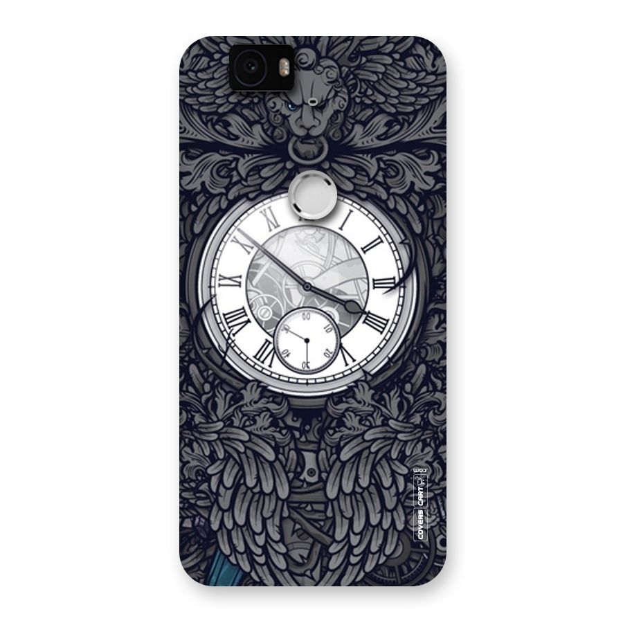 Artsy Wall Clock Back Case for Google Nexus-6P
