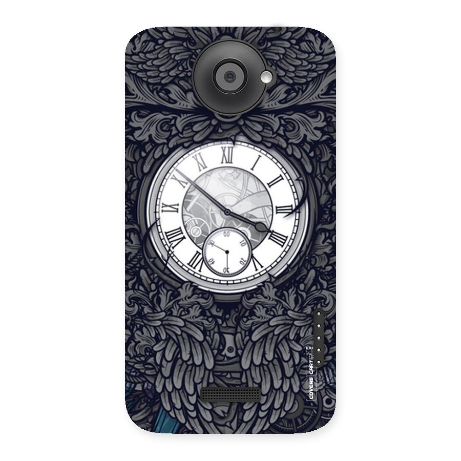 Artsy Wall Clock Back Case for HTC One X
