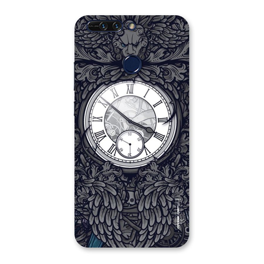 Artsy Wall Clock Back Case for Honor 8 Pro