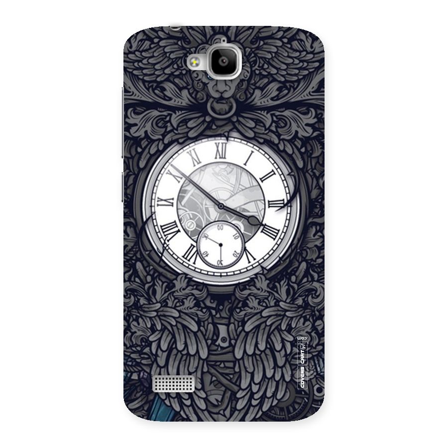 Artsy Wall Clock Back Case for Honor Holly