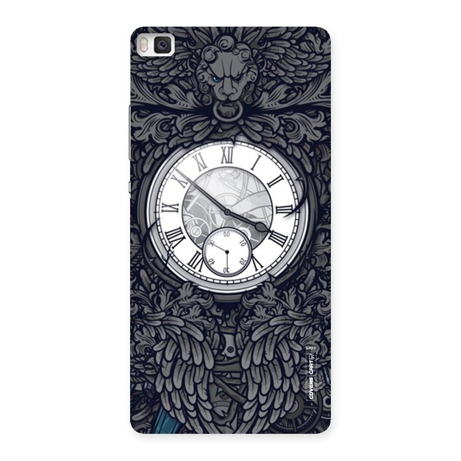 Artsy Wall Clock Back Case for Huawei P8