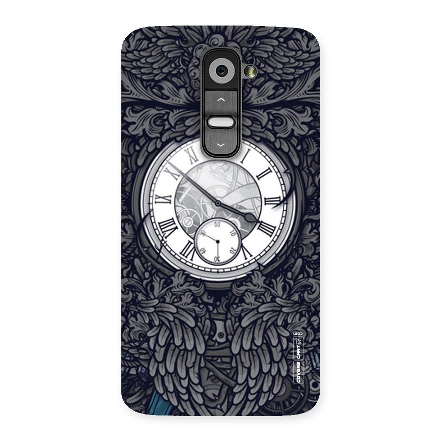 Artsy Wall Clock Back Case for LG G2