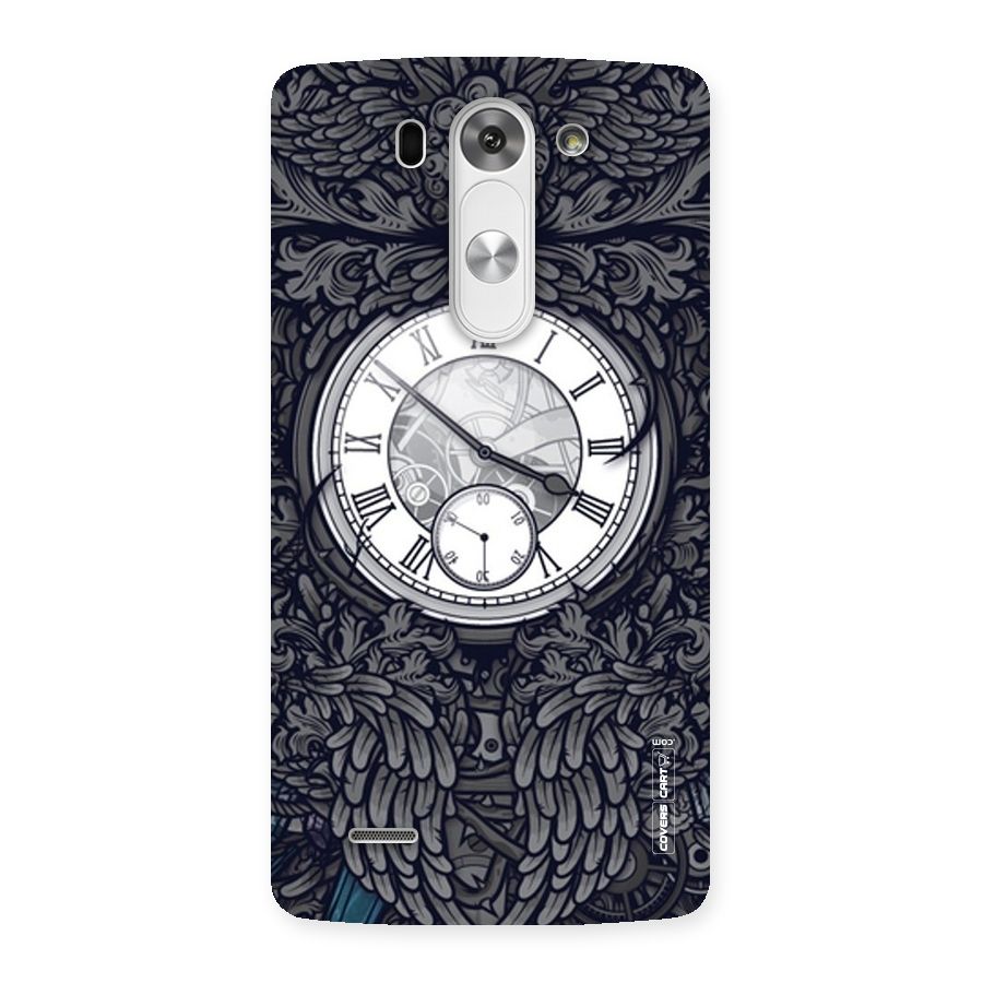 Artsy Wall Clock Back Case for LG G3 Mini
