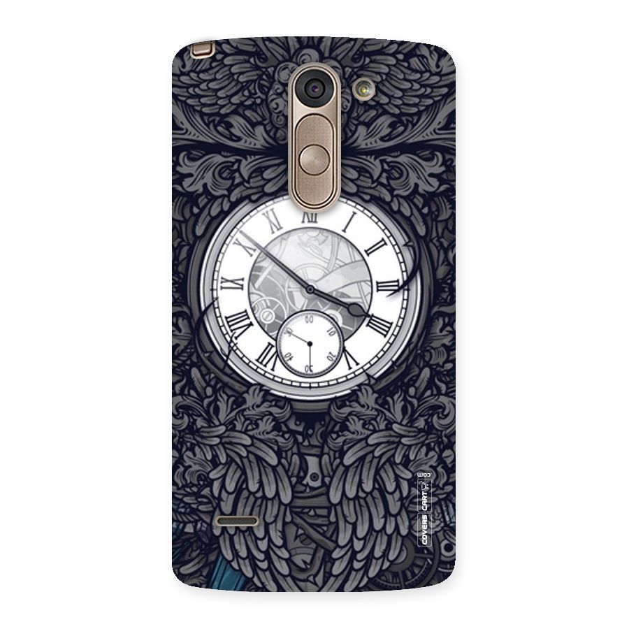 Artsy Wall Clock Back Case for LG G3 Stylus
