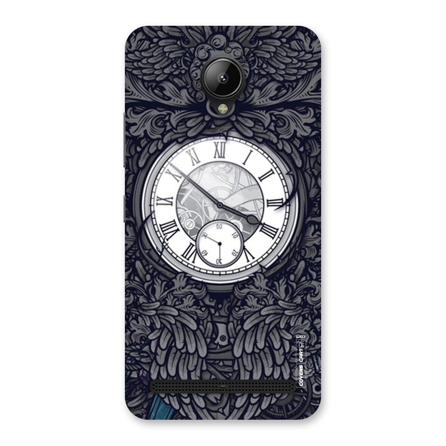Artsy Wall Clock Back Case for Lenovo C2