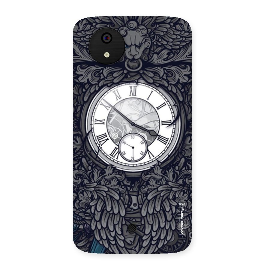 Artsy Wall Clock Back Case for Micromax Canvas A1
