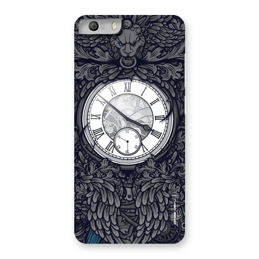 Artsy Wall Clock Back Case for Micromax Canvas Knight 2