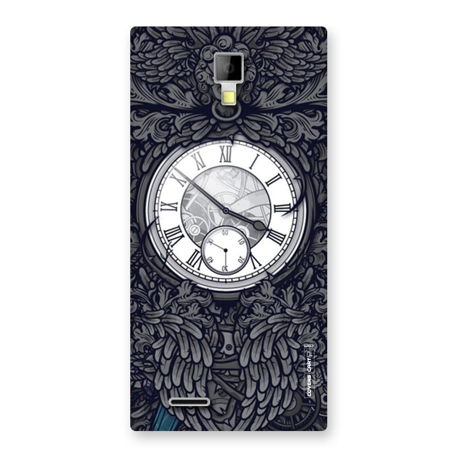 Artsy Wall Clock Back Case for Micromax Canvas Xpress A99