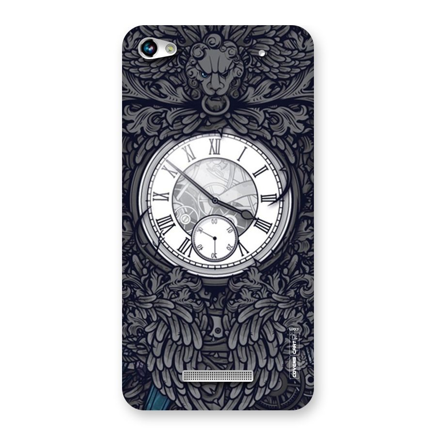 Artsy Wall Clock Back Case for Micromax Hue 2