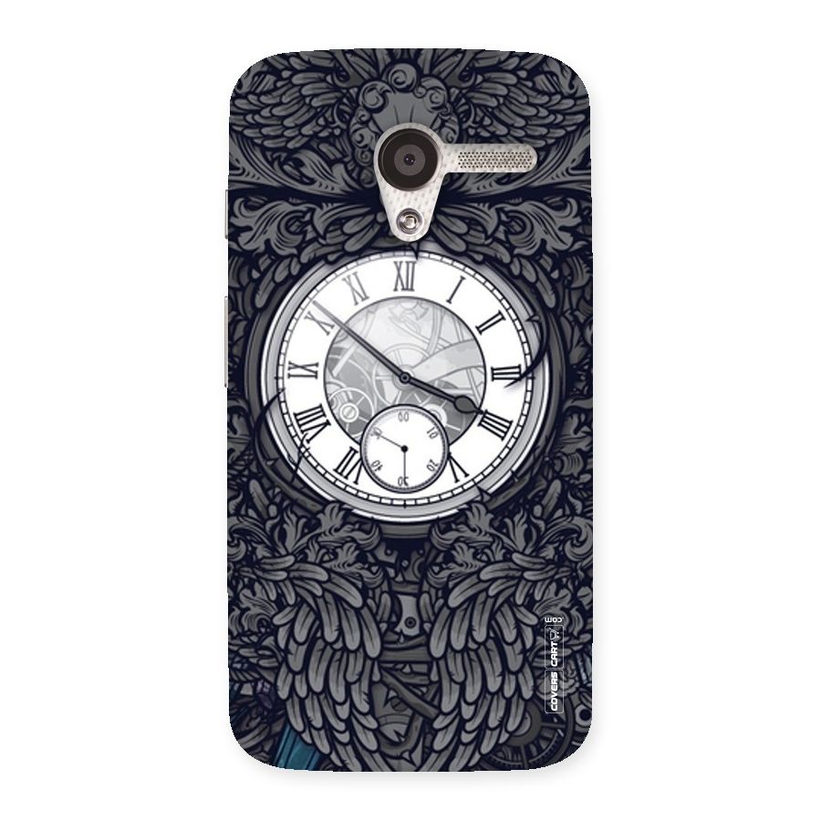 Artsy Wall Clock Back Case for Moto X