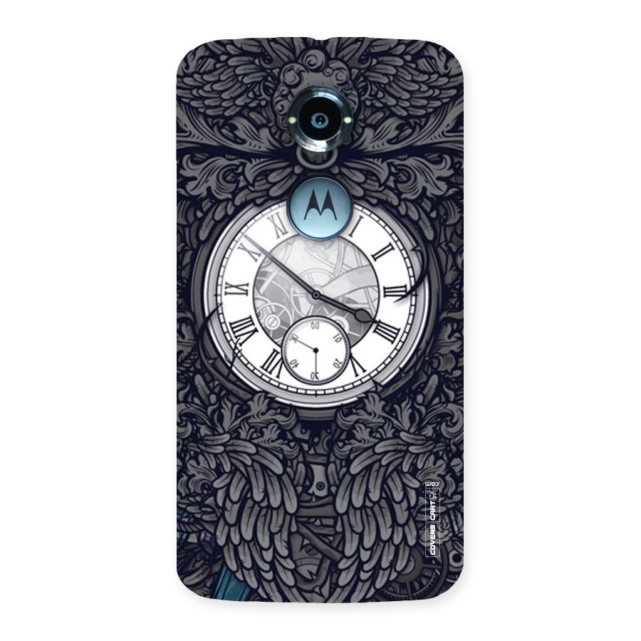 Artsy Wall Clock Back Case for Moto X 2nd Gen