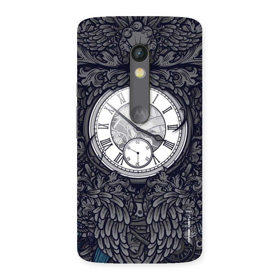 Artsy Wall Clock Back Case for Moto X Play
