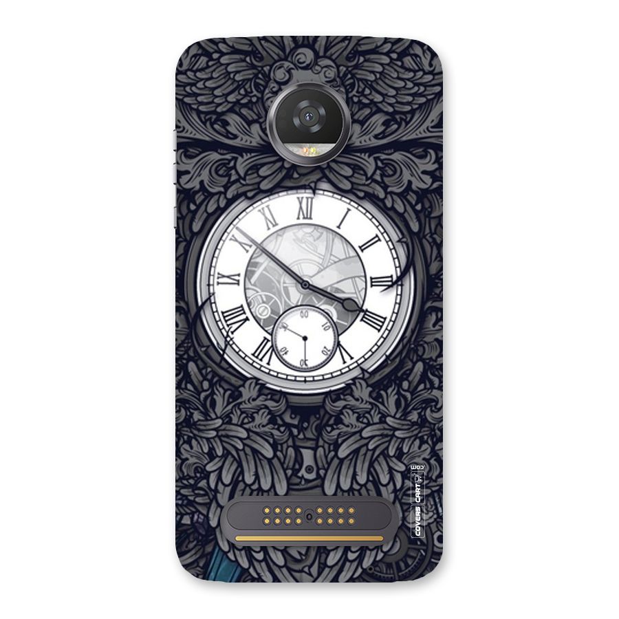 Artsy Wall Clock Back Case for Moto Z2 Play