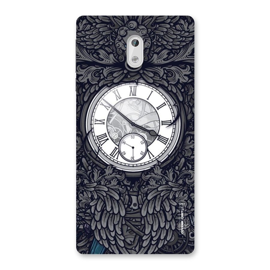 Artsy Wall Clock Back Case for Nokia 3