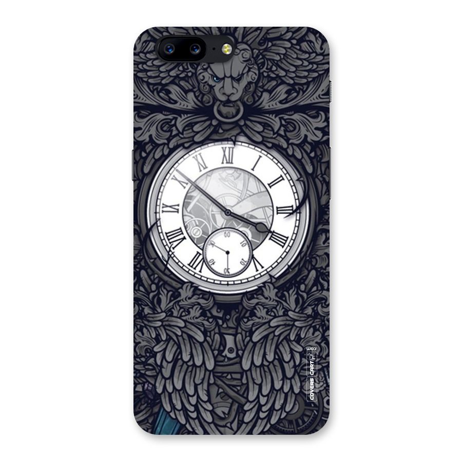 Artsy Wall Clock Back Case for OnePlus 5