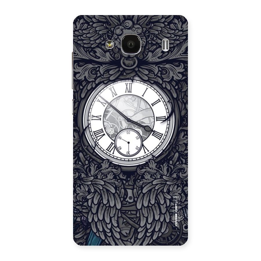 Artsy Wall Clock Back Case for Redmi 2 Prime