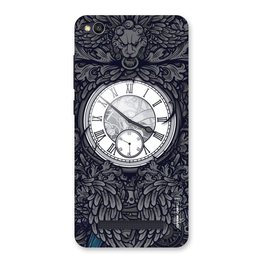 Artsy Wall Clock Back Case for Redmi 4A