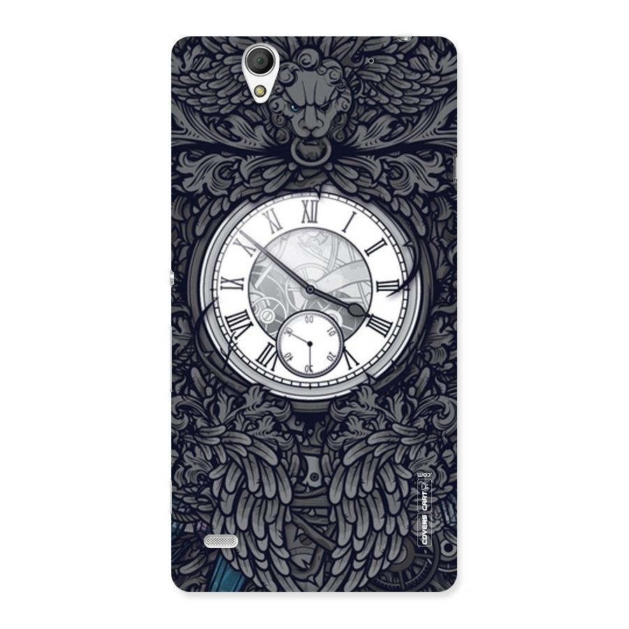 Artsy Wall Clock Back Case for Sony Xperia C4