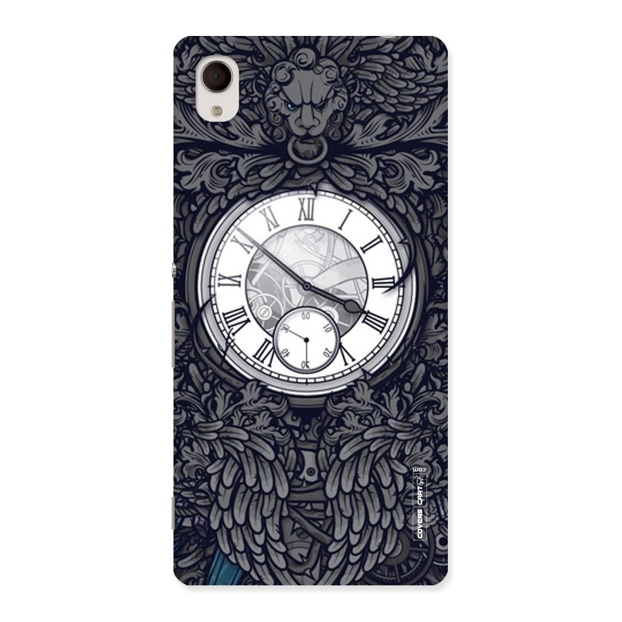 Artsy Wall Clock Back Case for Sony Xperia M4