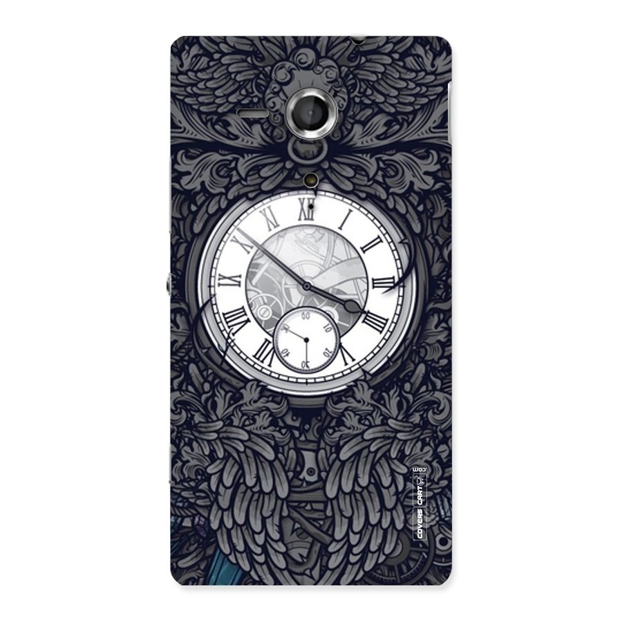 Artsy Wall Clock Back Case for Sony Xperia SP
