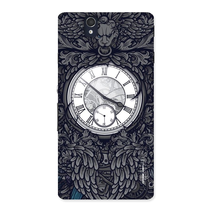 Artsy Wall Clock Back Case for Sony Xperia Z