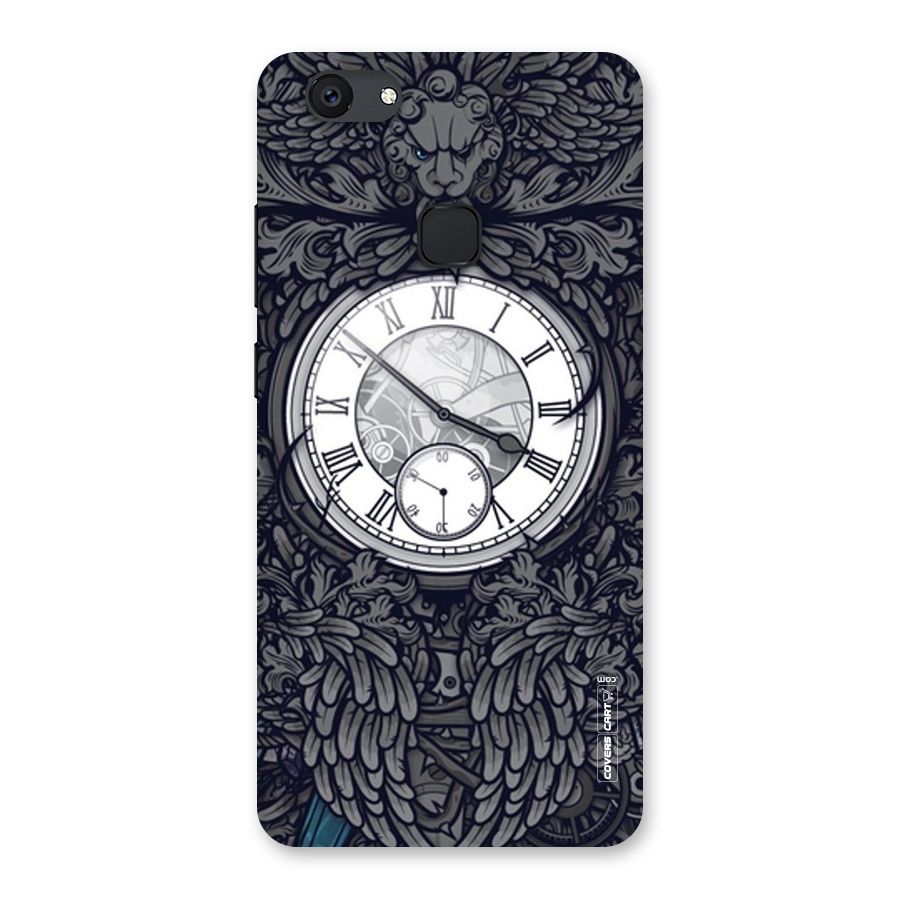Artsy Wall Clock Back Case for Vivo V7 Plus
