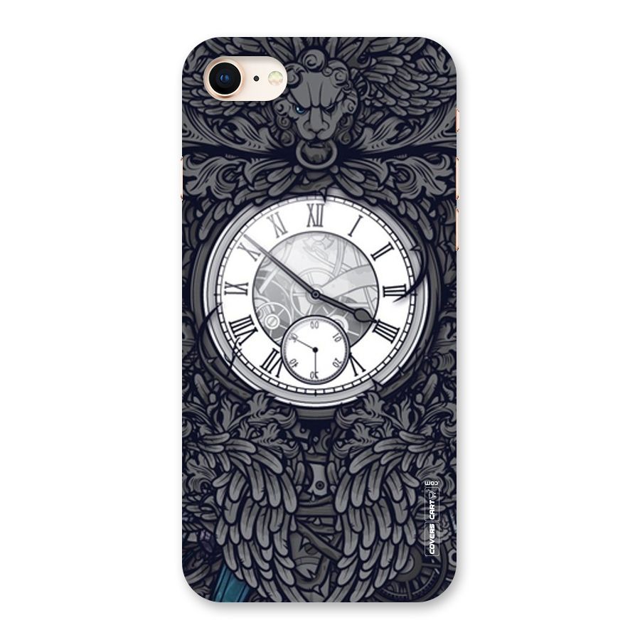 Artsy Wall Clock Back Case for iPhone 8