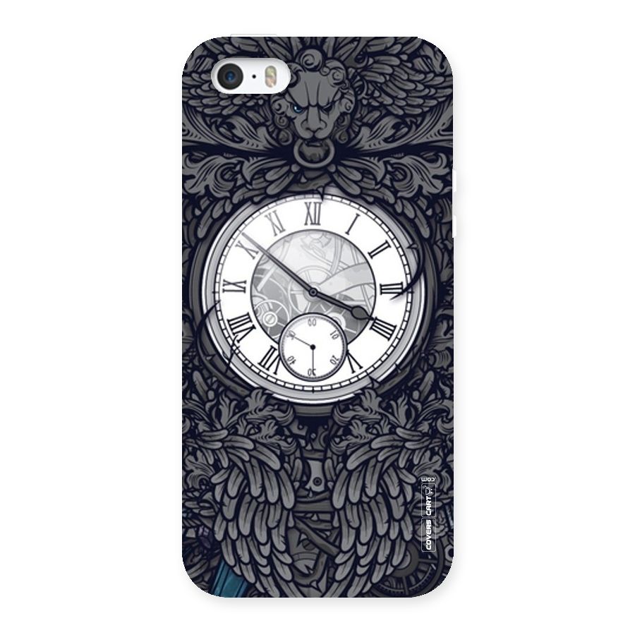 Artsy Wall Clock Back Case for iPhone SE