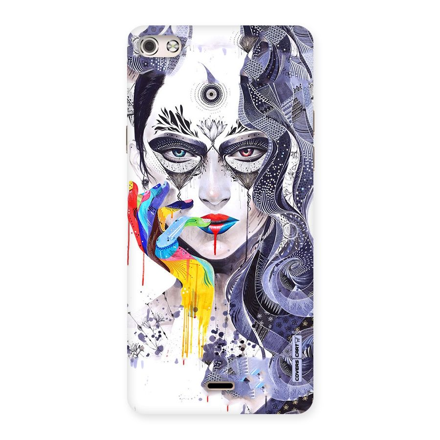 Astonishing Artwork Back Case for Micromax Canvas Silver 5
