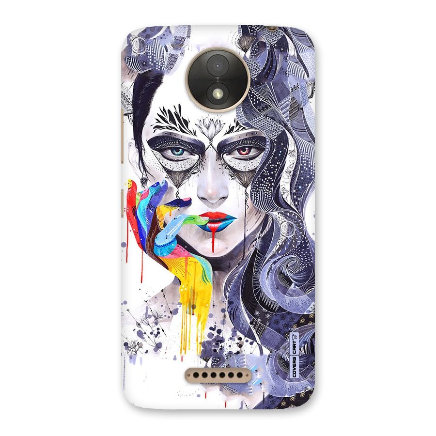 Astonishing Artwork Back Case for Moto C Plus