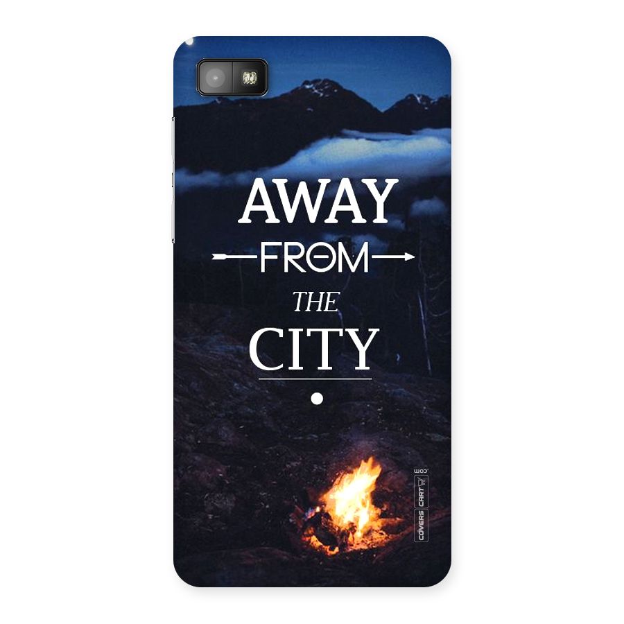 Away From City Back Case for Blackberry Z10