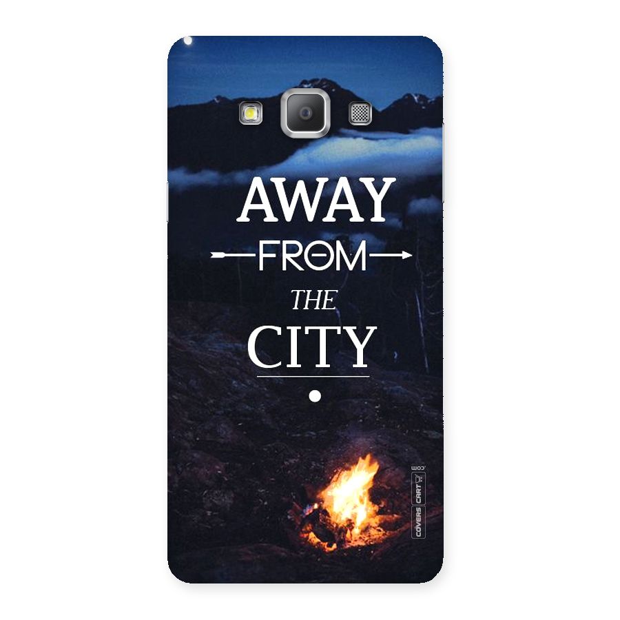 Away From City Back Case for Galaxy A7