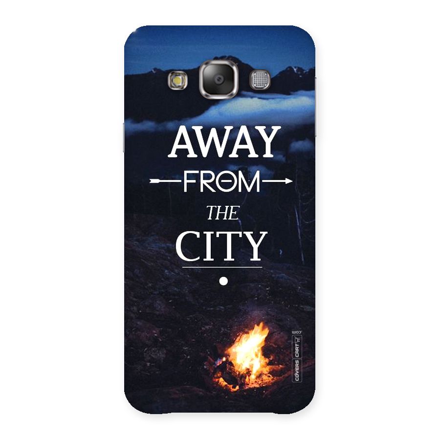 Away From City Back Case for Galaxy E7