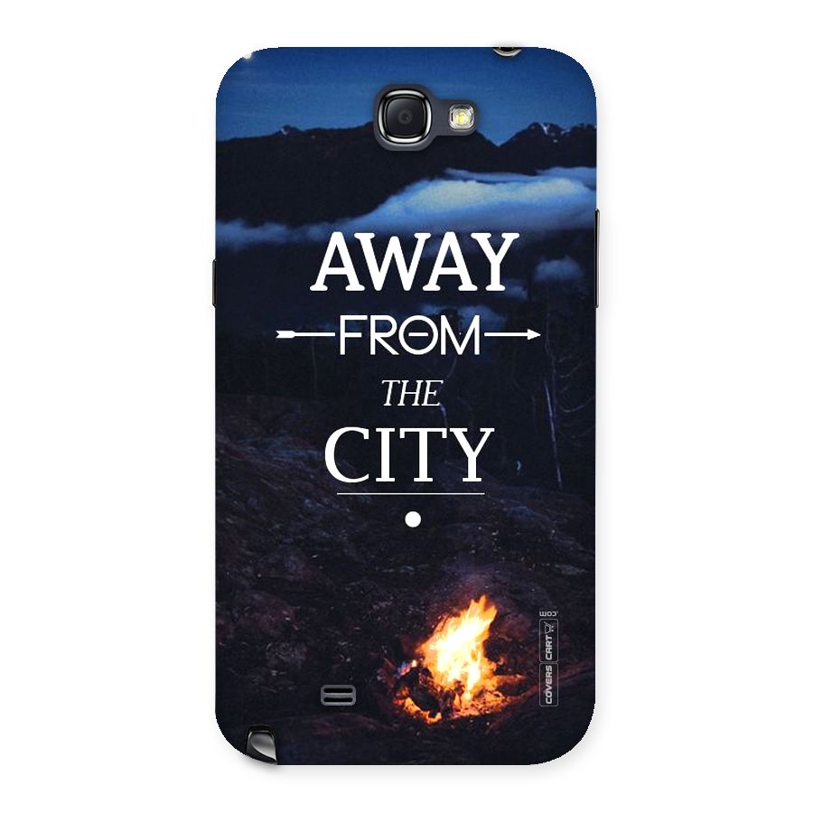 Away From City Back Case for Galaxy Note 2