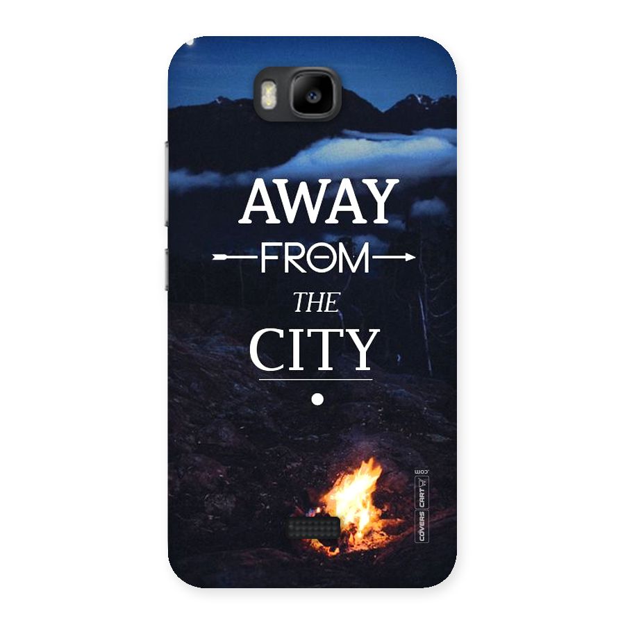 Away From City Back Case for Honor Bee