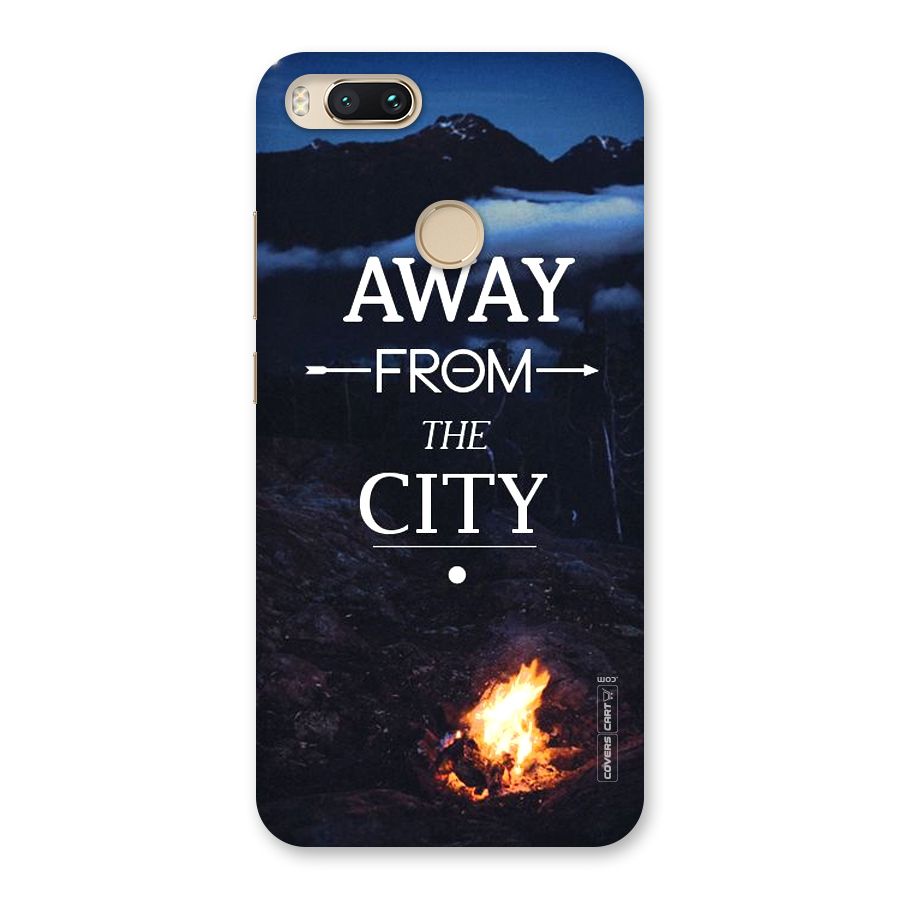 Away From City Back Case for Mi A1