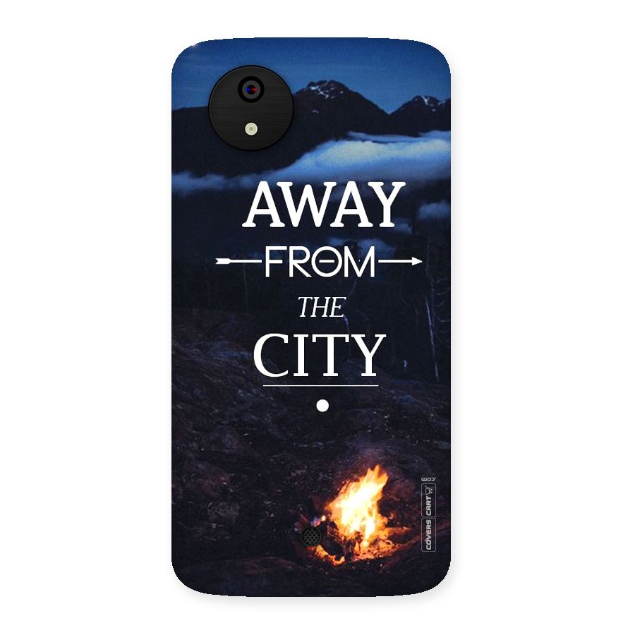 Away From City Back Case for Micromax Canvas A1
