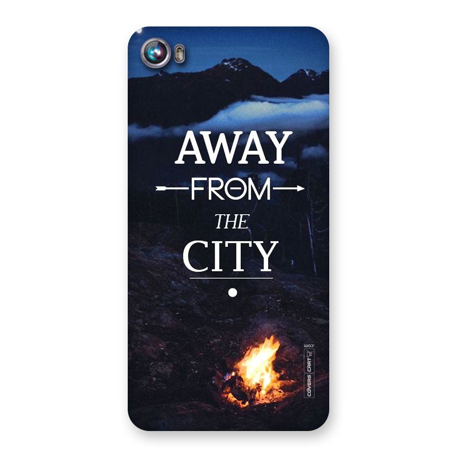Away From City Back Case for Micromax Canvas Fire 4 A107