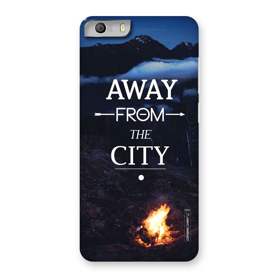 Away From City Back Case for Micromax Canvas Knight 2