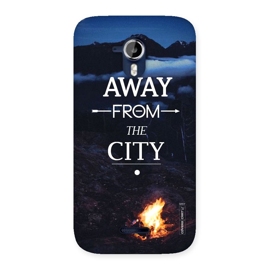 Away From City Back Case for Micromax Canvas Magnus A117