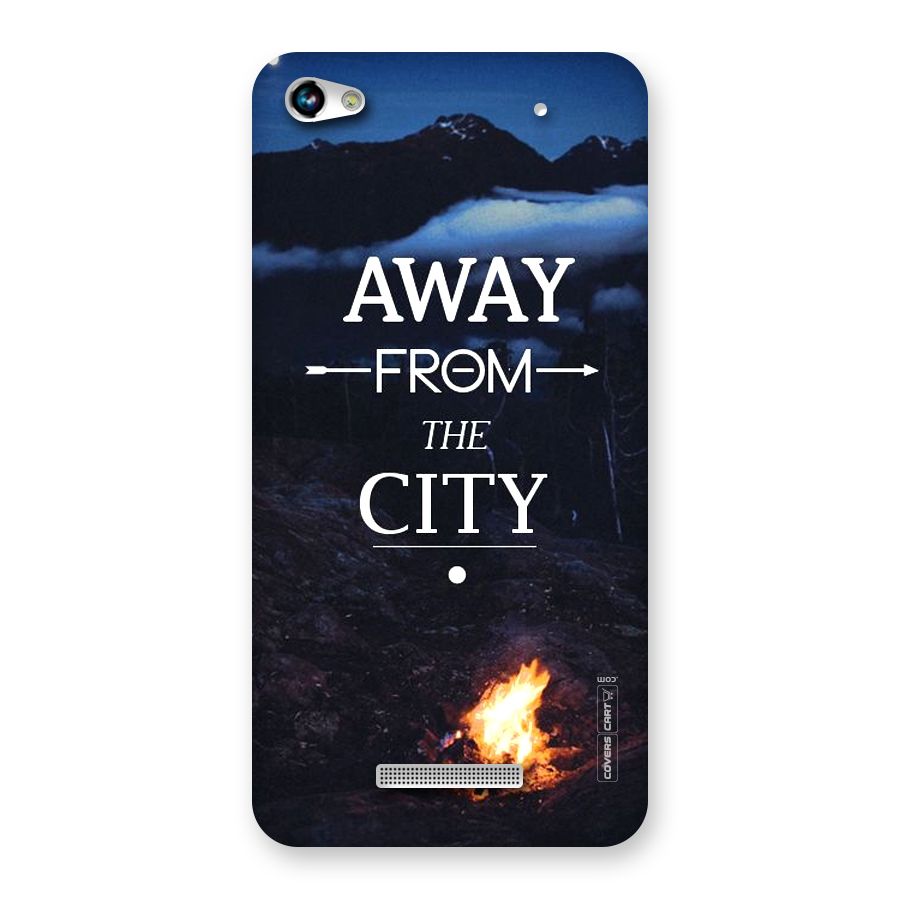 Away From City Back Case for Micromax Hue 2