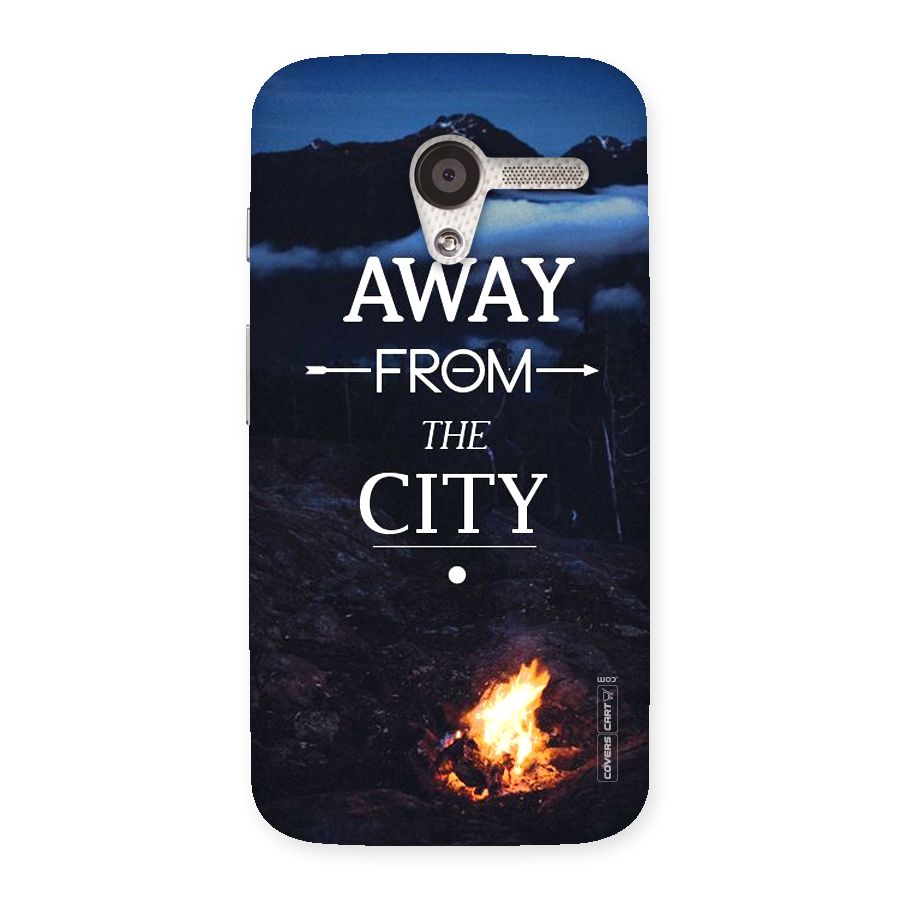 Away From City Back Case for Moto X
