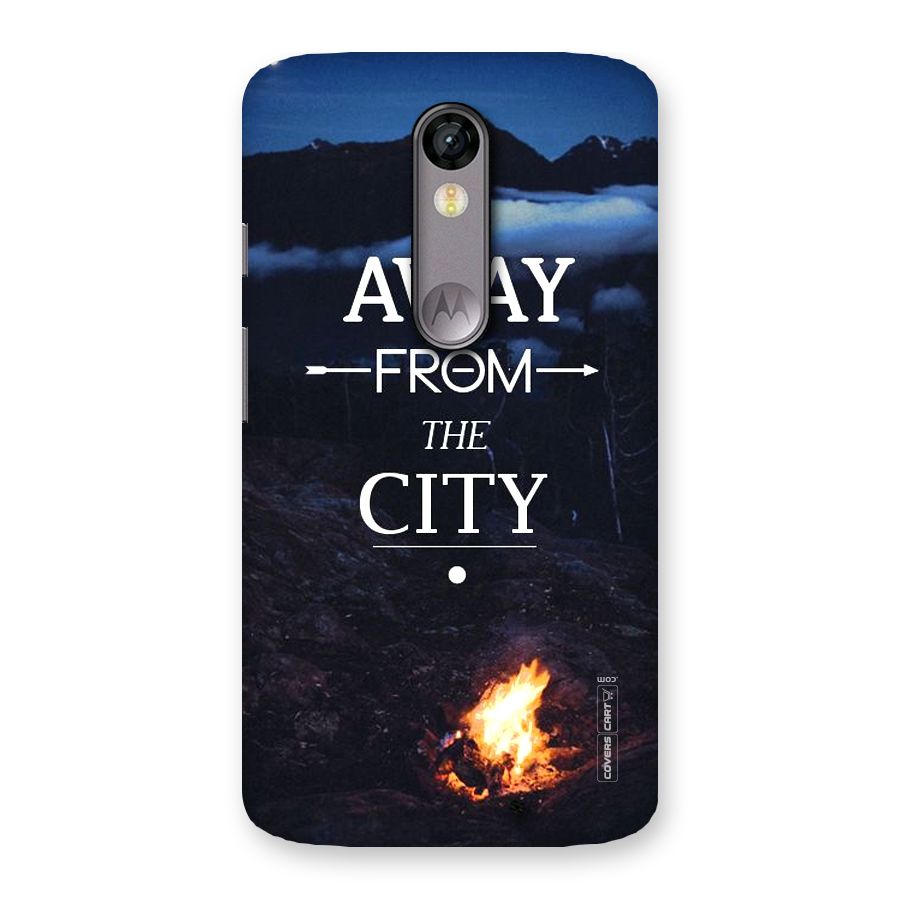 Away From City Back Case for Moto X Force