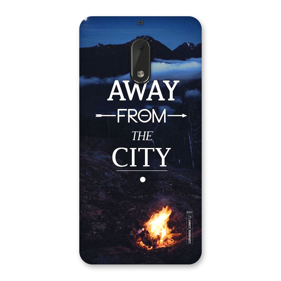 Away From City Back Case for Nokia 6