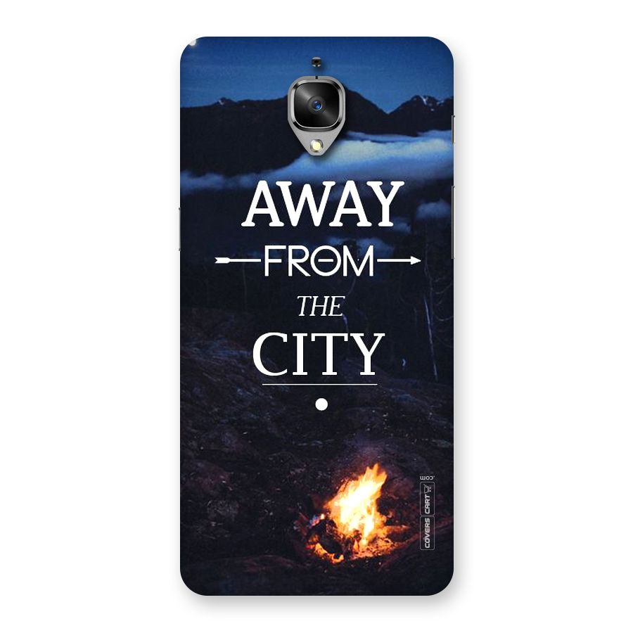 Away From City Back Case for OnePlus 3T